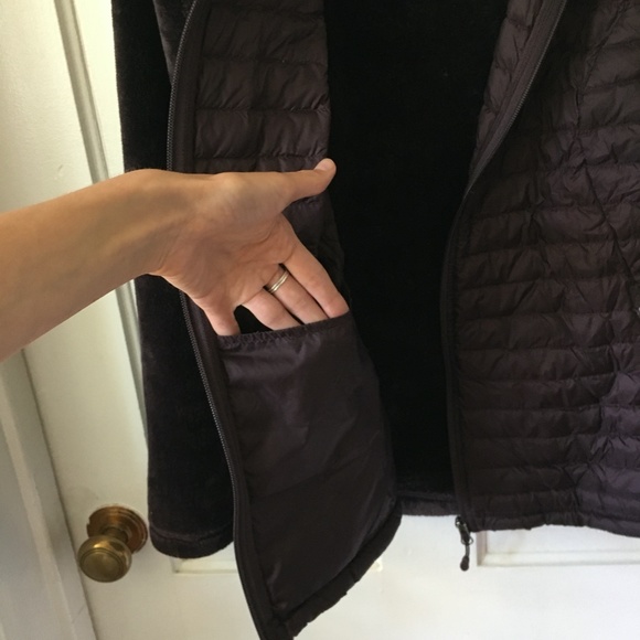 32 Degrees Heat Purple Down Fleece Jacket Size S - Picture 6 of 7